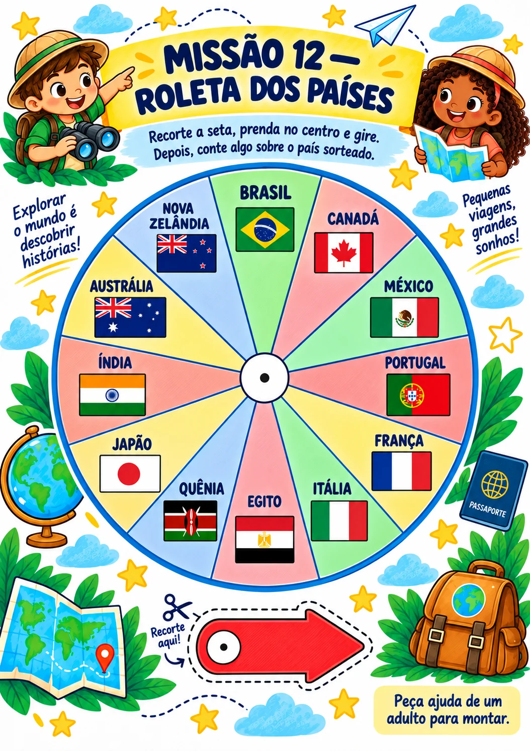 Página real da Roleta dos Países
